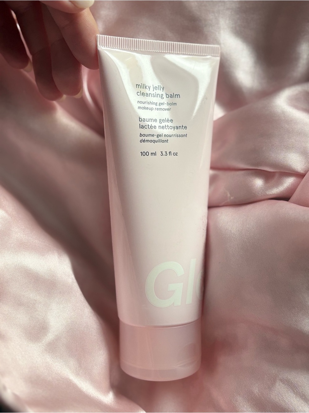 Milky Jelly Cleansing Balm - Nourishing Makeup Remover (Pink)